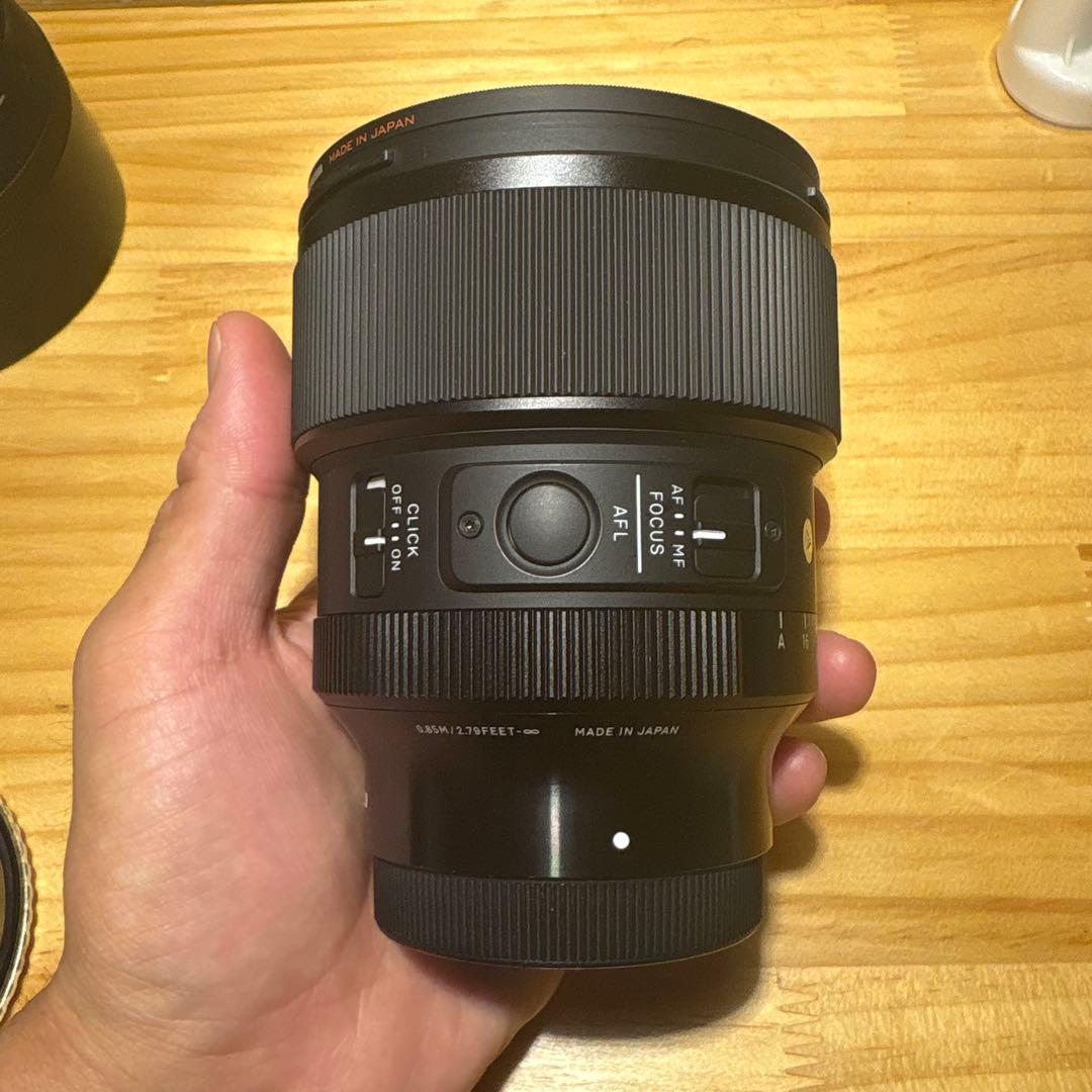 sigma 85mm f1.4 dgdn eマウント　sony