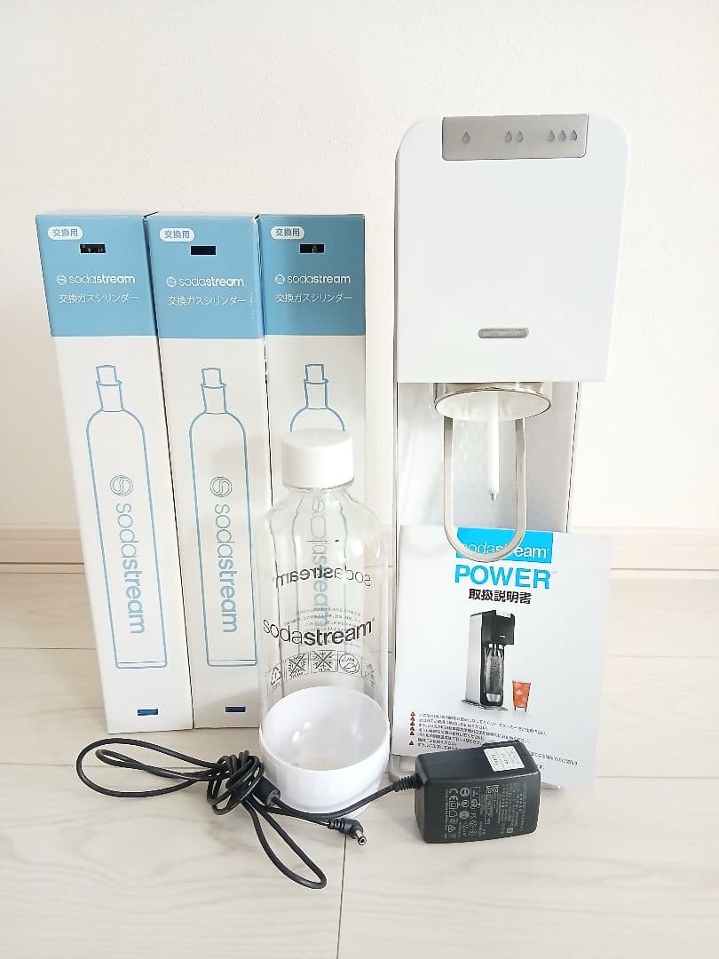 ソーダストリーム　ソースパワー　ホワイト　 炭酸水メーカー
