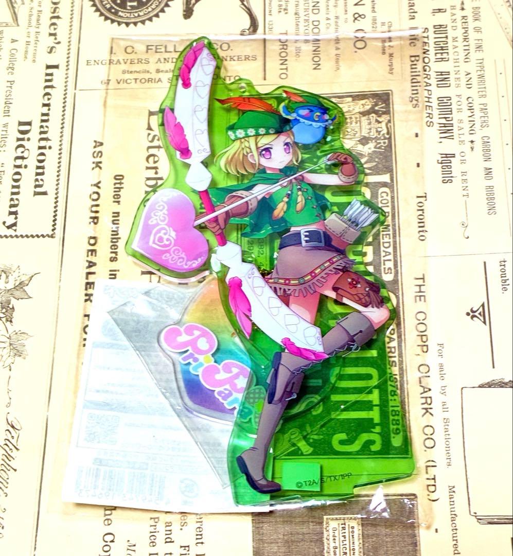 プリパラ アクリルスタンドキーホルダー 緑風ふわり　プリパズ　フワリンフッド