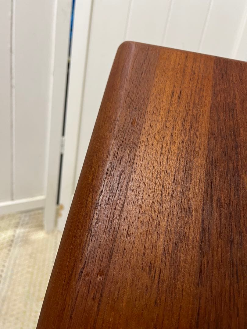 送料込み！　チーク無垢　サイドテーブル　ローテーブル　花代　北欧　ビンテージ