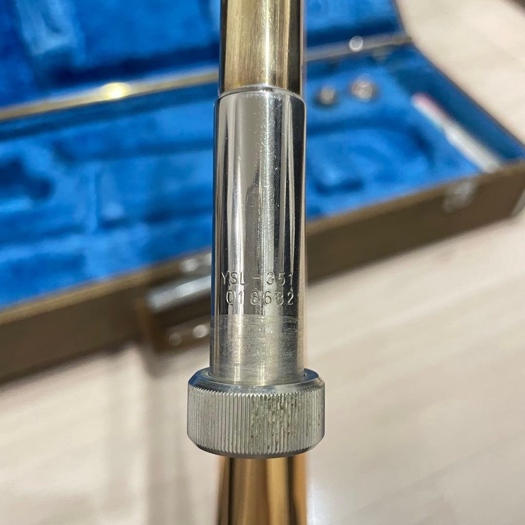 【赤ベル】YAMAHA ヤマハ トロンボーン YSL-351 マウスピース2個付