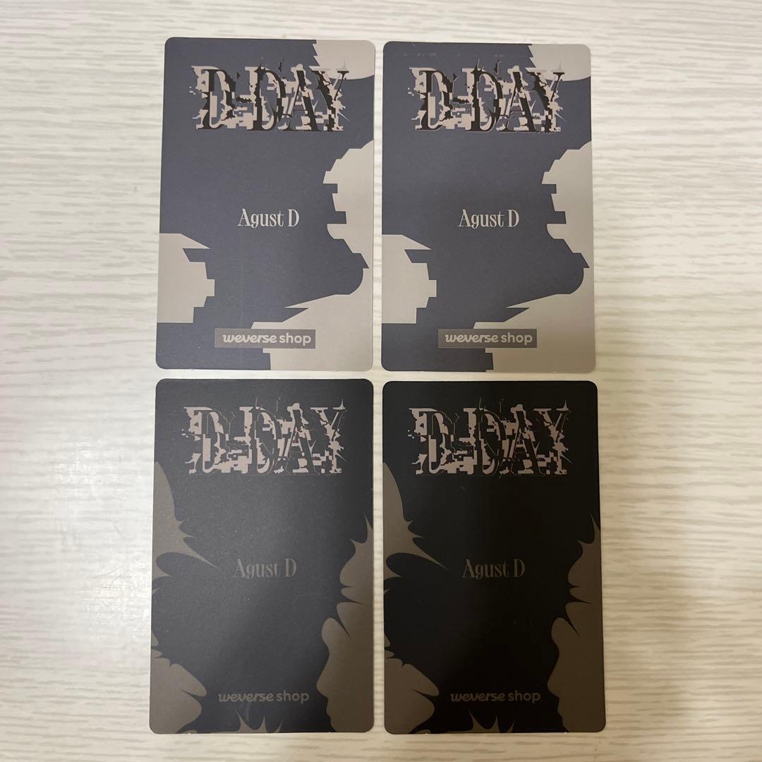 BTS AgustD D-DAY アーリーバード 早期購入 トレカ コンプ