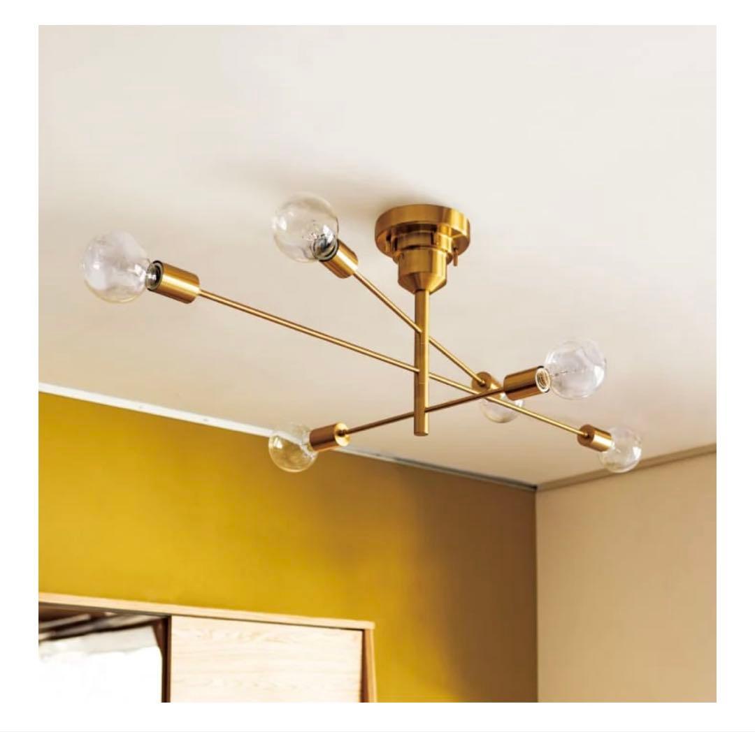 大幅値下げ中　unico Astre アストル ゴールド LED6灯付き