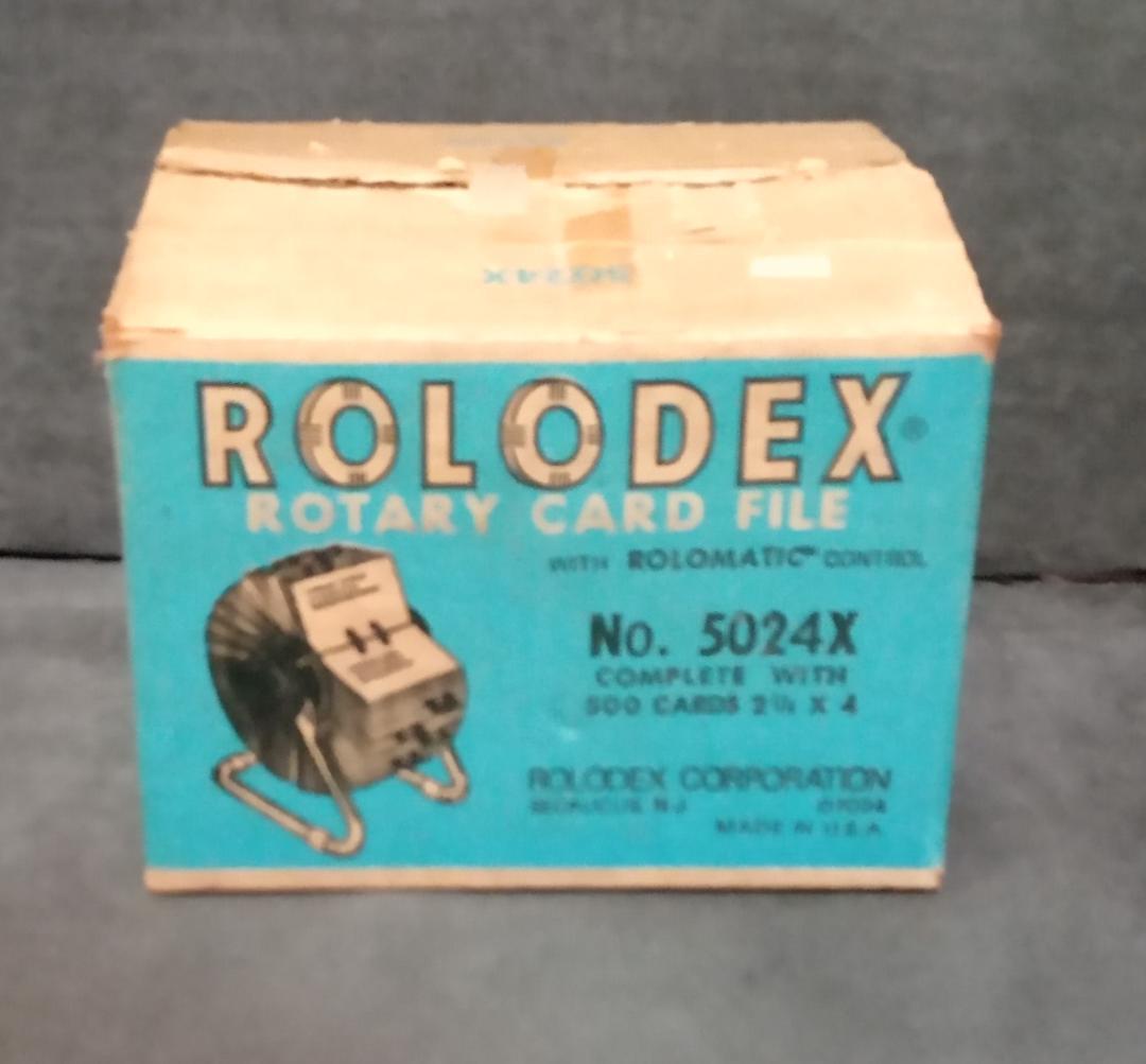 ROLODEX　ROTARY CARD FILE回転式卓上カードホルダー住所録