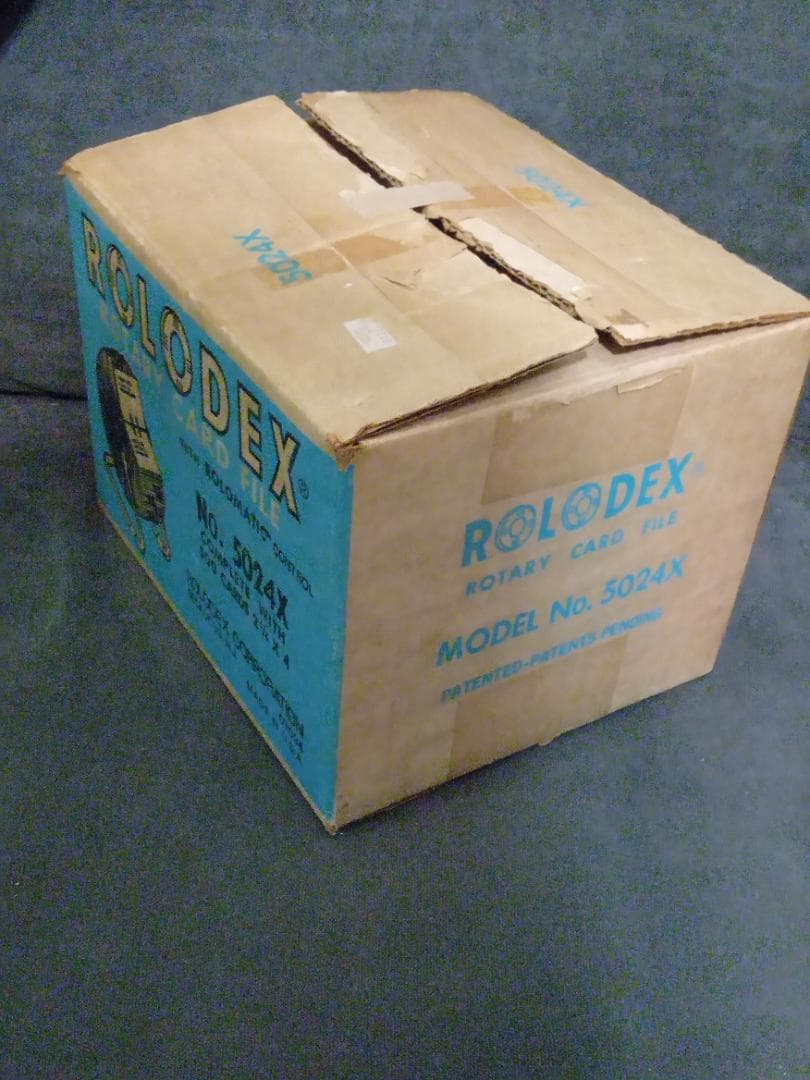 ROLODEX　ROTARY CARD FILE回転式卓上カードホルダー住所録