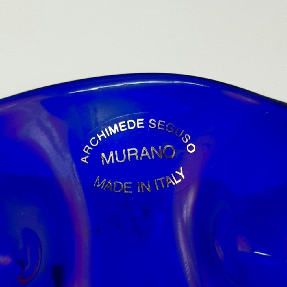 MURANO ARCHIMEDE SEGUSO ムラノ ブルー グラス