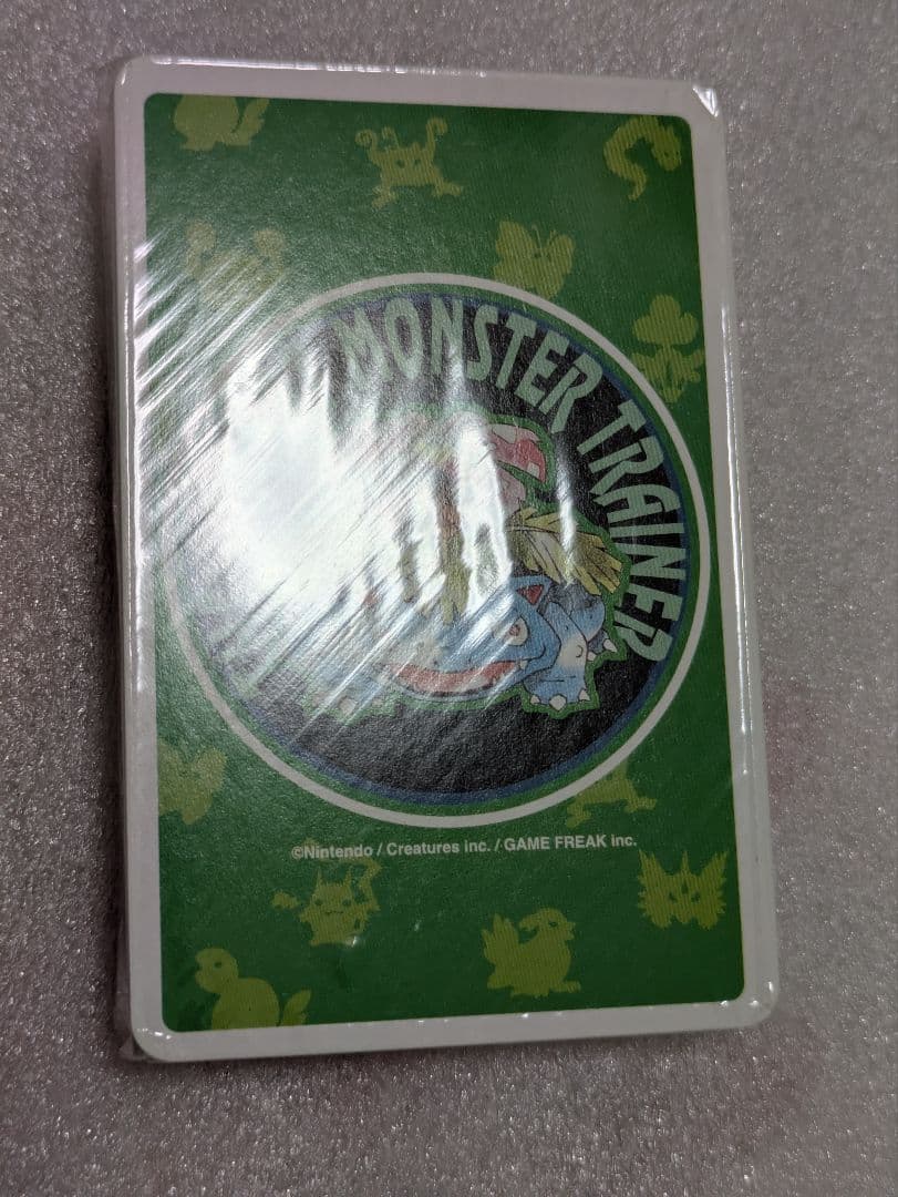 【未開封】ポケモン　トランプ　緑　フシギバナ　シュリンク付き　1996