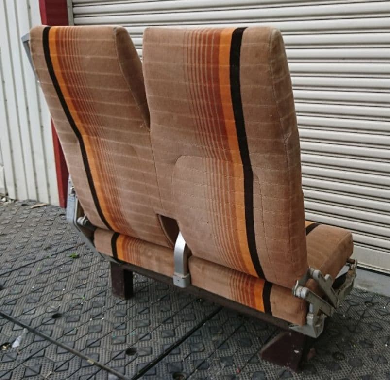 快速海峡 50系客車 客室座席 新幹線０系 鉄道座席 2人掛け 布張り