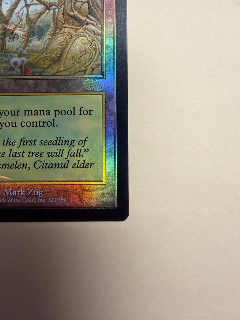 mtg Foil ガイアの揺籃の地 ジャッジ褒賞 プロモ 継ぎ目無し