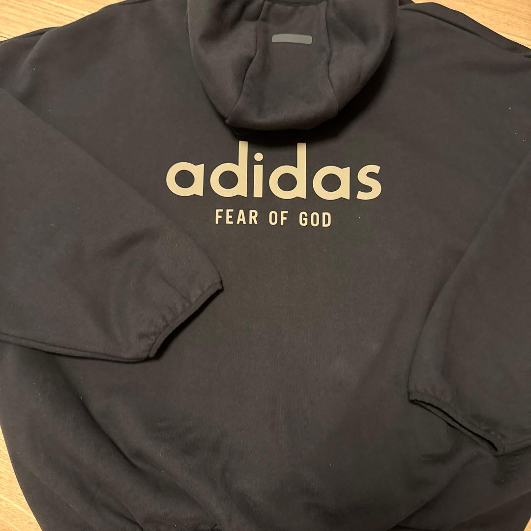 FEAROFGOD×adidas athletics フリースパーカー