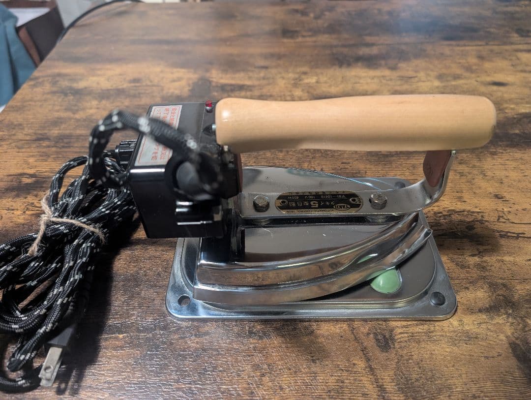 タキイ5型自動アイロン　サーモスタッド　ドライアイロン