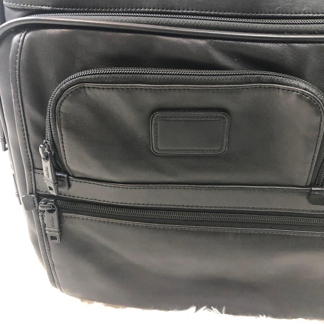 希少✨️TUMIビジネスキャリーケース オールレザー 機内持ち込み ナッパレザー