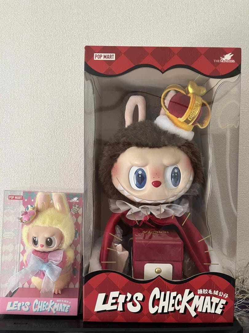 POPMART LABUBU LET'S CHECKMATE ぬいぐるみ 2点