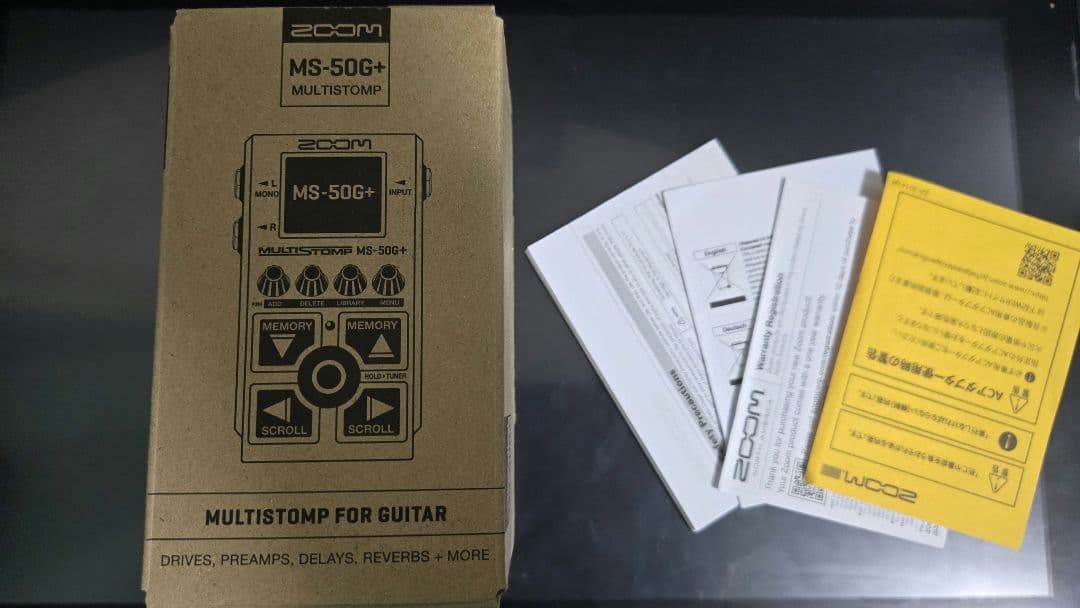 ZOOM MULTISTOMP MS-50G+ ギターエフェクター