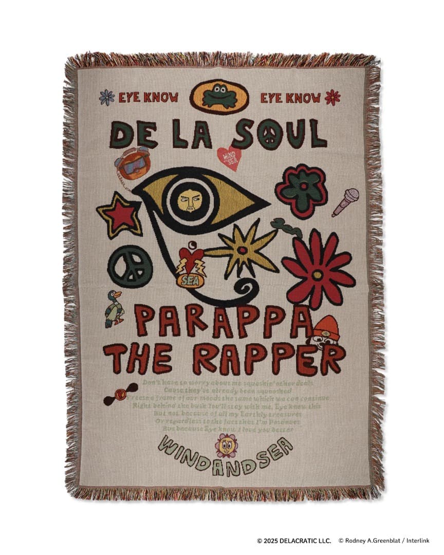 ミュージシャン PARAPPA x DE LA SOUL x WDS BLANKET