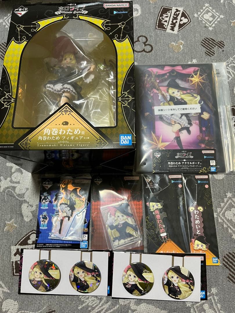 一番くじ　ホロライブ　Villain Style 角巻わためフィギュアほか