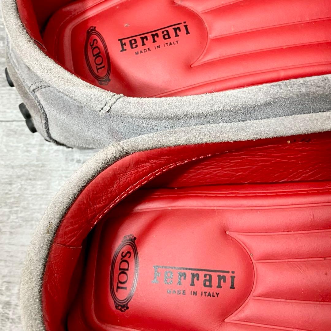 412【希少】TOD’S × Ferrari ドライビングシューズ 6 1/2
