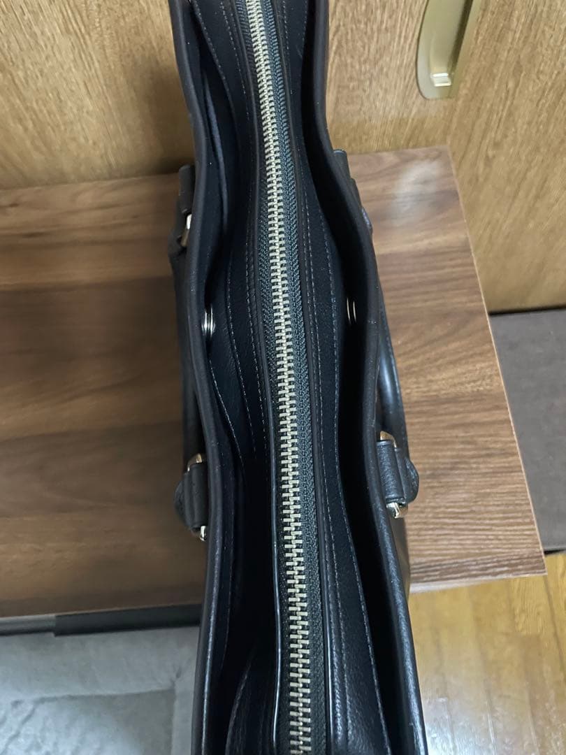 coach レザー ビジネスバッグ 黒