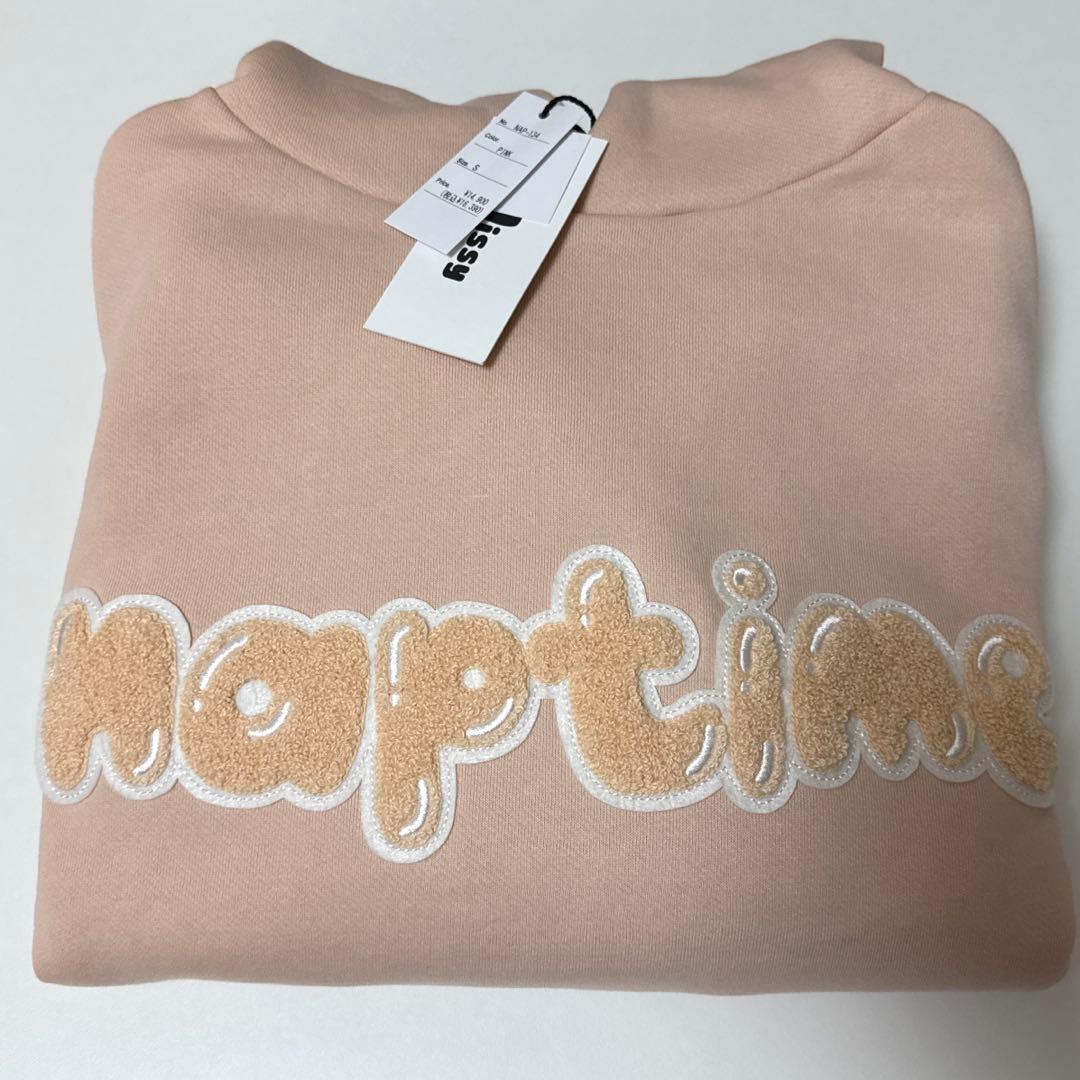 Nissy naptime ワッペンPARKA-PINK ワッペンパーカー