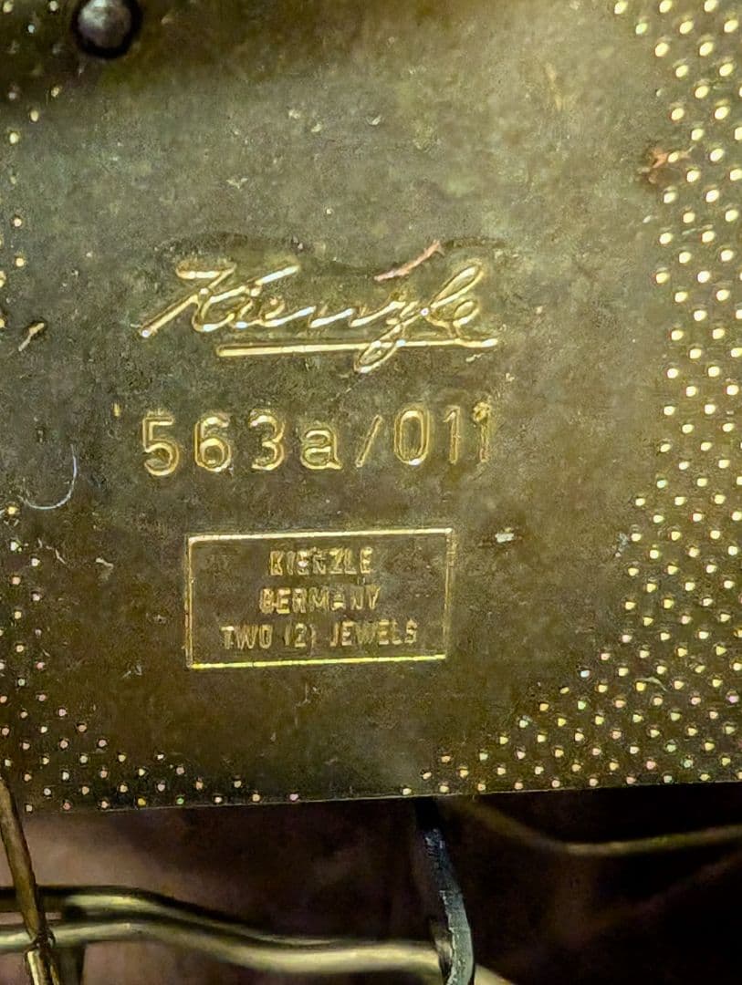 cocoドイツ Kienzle キンツレー 置時計 三打式 木製 昭和37