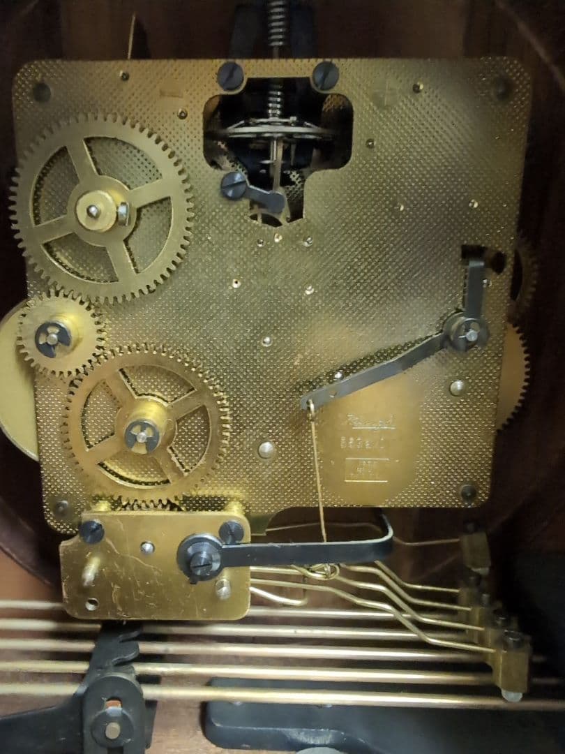 cocoドイツ Kienzle キンツレー 置時計 三打式 木製 昭和37