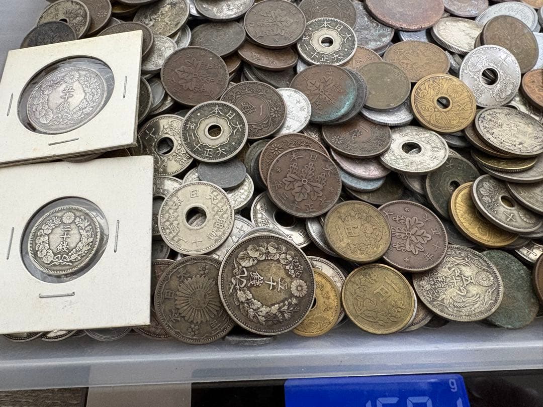 古銭まとめ　1681g 銀貨　鳳凰他