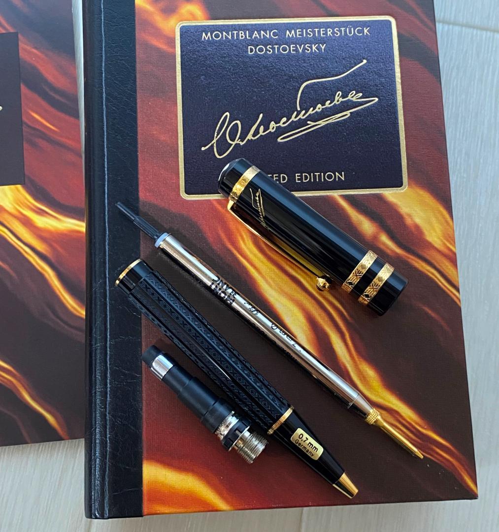 超美品 モンブラン 限定品 作家シリーズ ドストエフスキー シャーペン 修正有