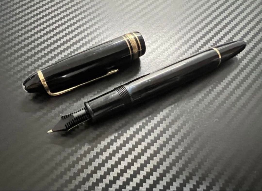 モンブラン 万年筆 マイスターシュテュック 146 M 中字 18C 全金
