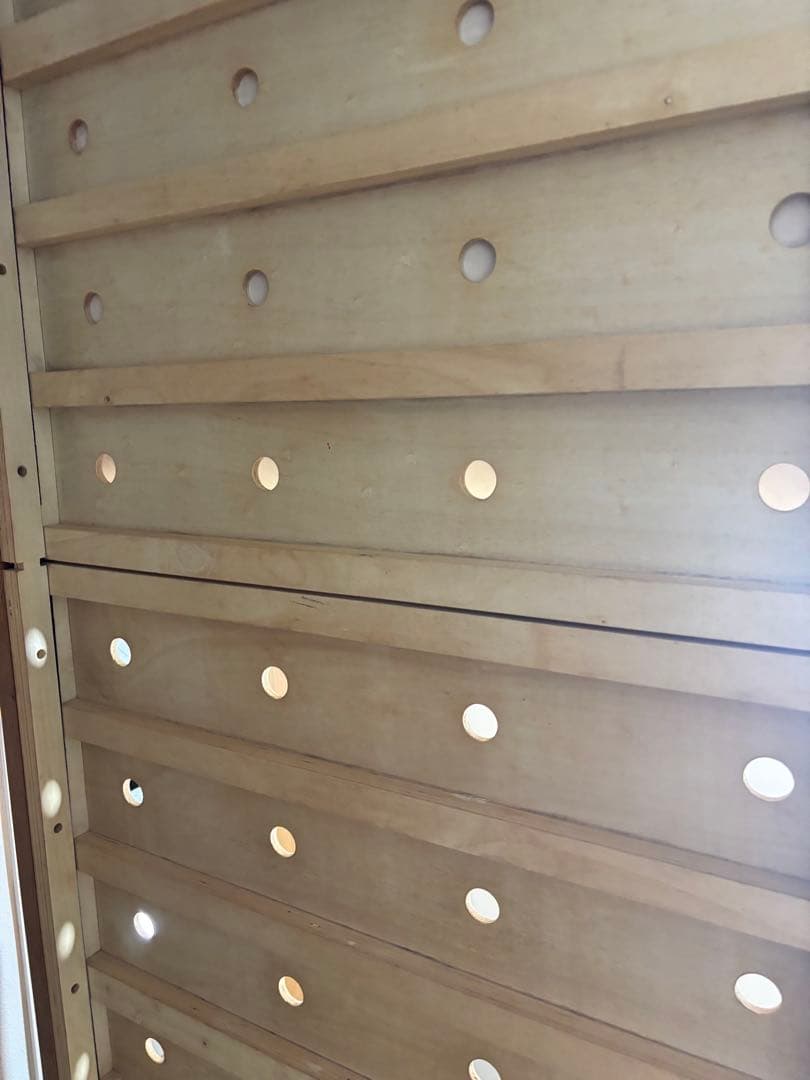 オーク材ハイベッド幅87.5×奥行204×高187cm 引き取り限定無印良品