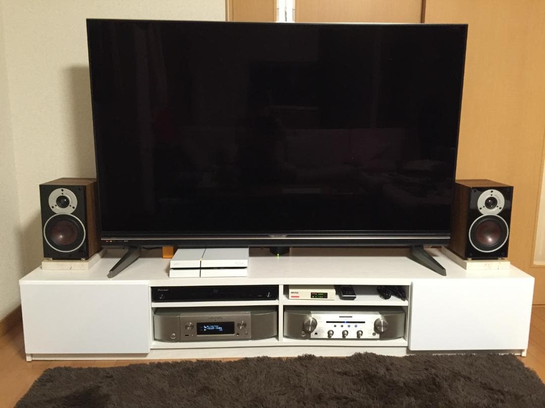 天然大理石オーディオボード●トラバーチン（穴あき）170×230×58 ●2枚