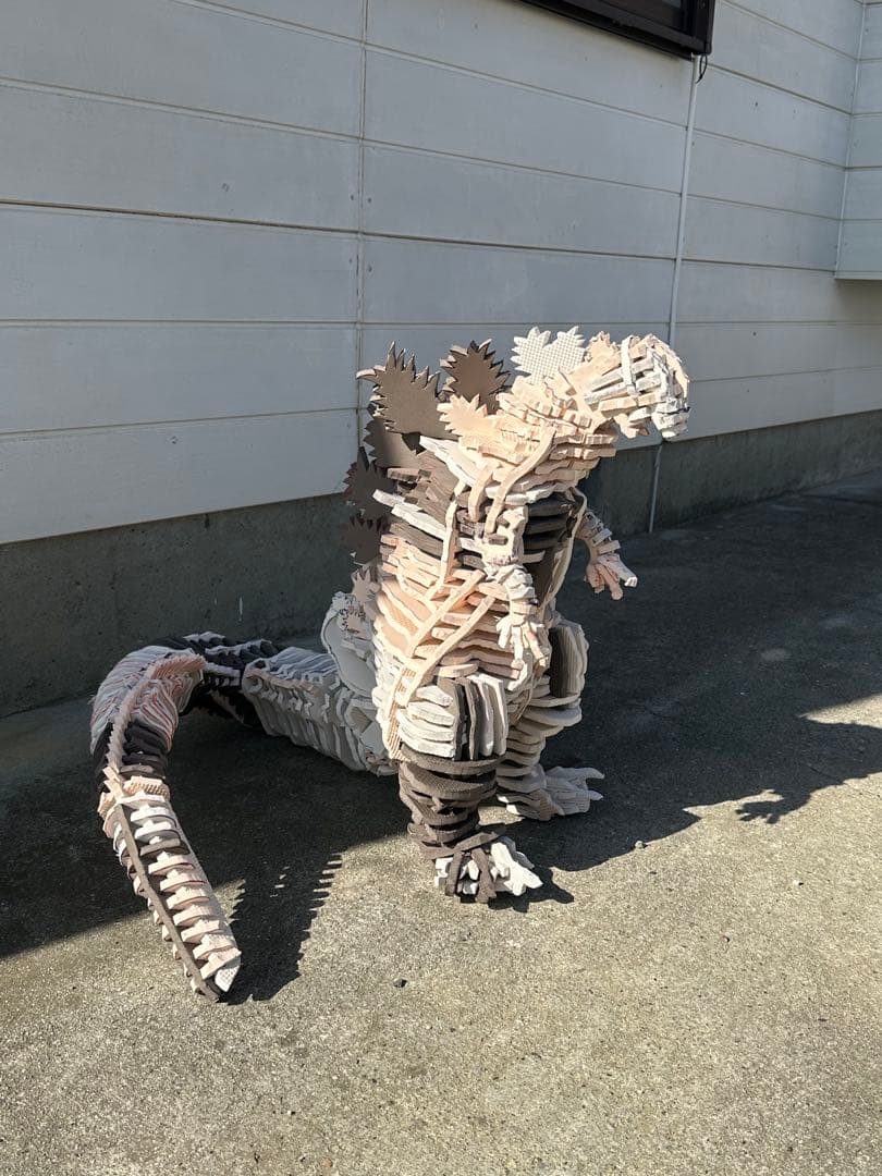 手作り　ゴジラ　フィギュア アート作品　一点もの