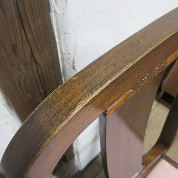 イギリス アンティーク 家具 ダイニングチェア 猫脚 椅子 英国 4766d