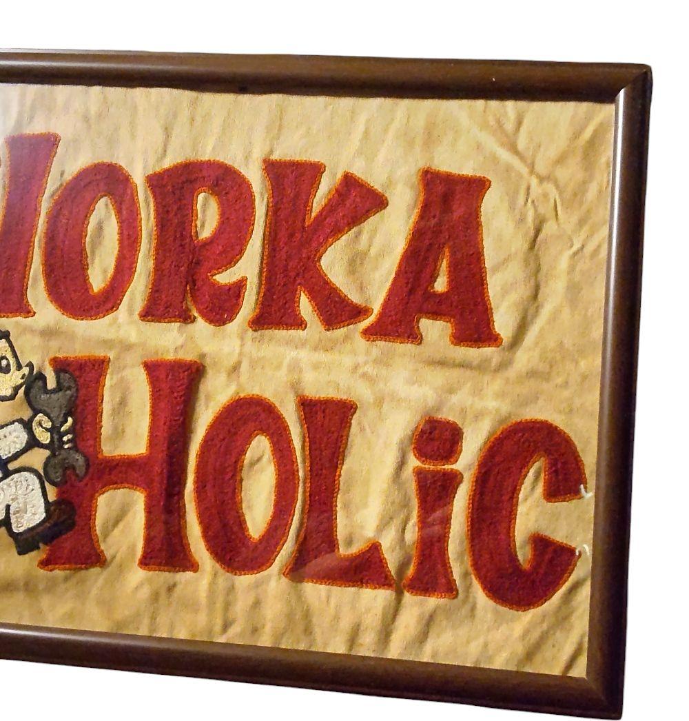 刺繍フレーム A3 WORKAHOLIC チェーンステッチ ビンテージ