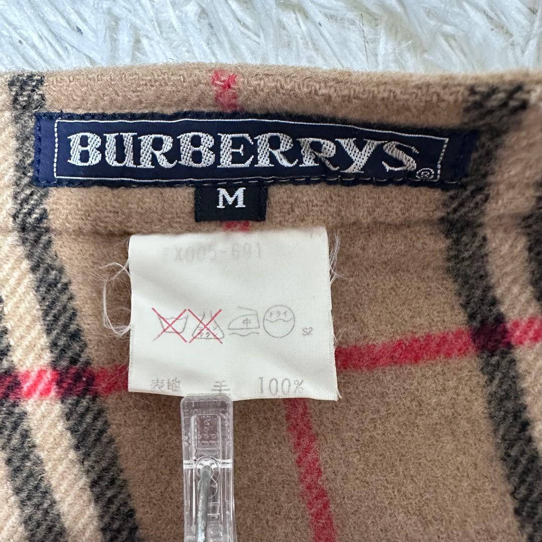 Burberrys リバーシブル 巻きスカート ノバチェック M ウール100%