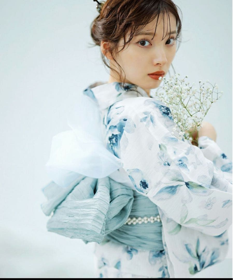 【涼風の燦々しらべ】dita 浴衣5点セット(浴衣・帯・下駄・着付け本・腰ひも)