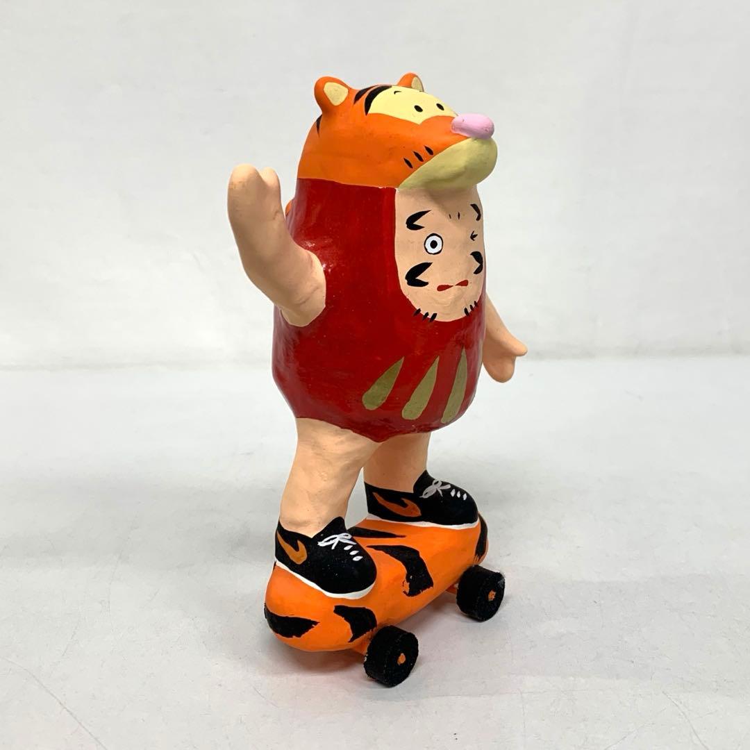スケボーだるま スケボーダルマ 達磨 寿印 干支 寅年 虎 トラ 限定 張子人形