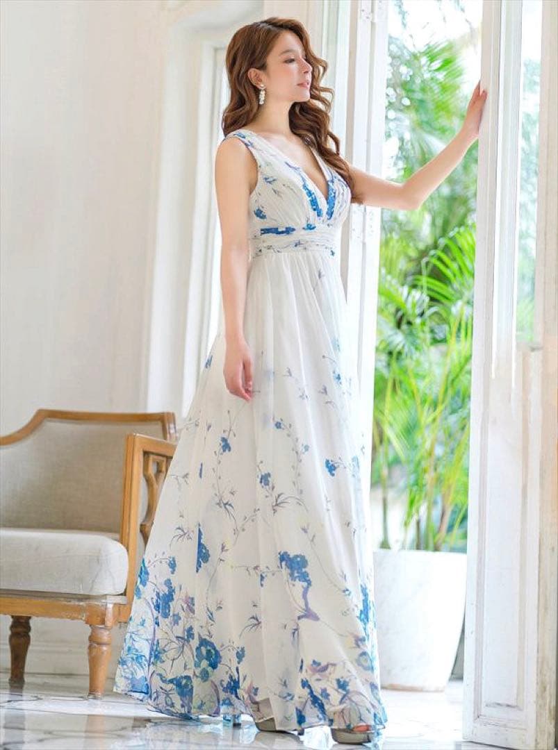 ERUKEI settan ロングドレス　ローブドフルール　ジャンマクレーン