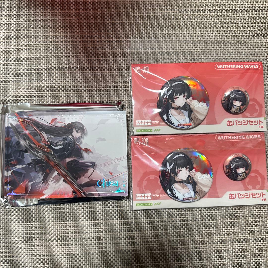 鳴潮 C107 トレーディング アクリル ブロック 缶バッジセット　千咲