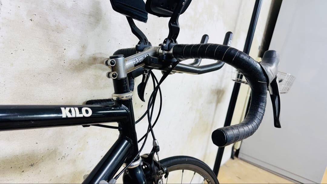 トライアスロン　ロードバイク ブラック