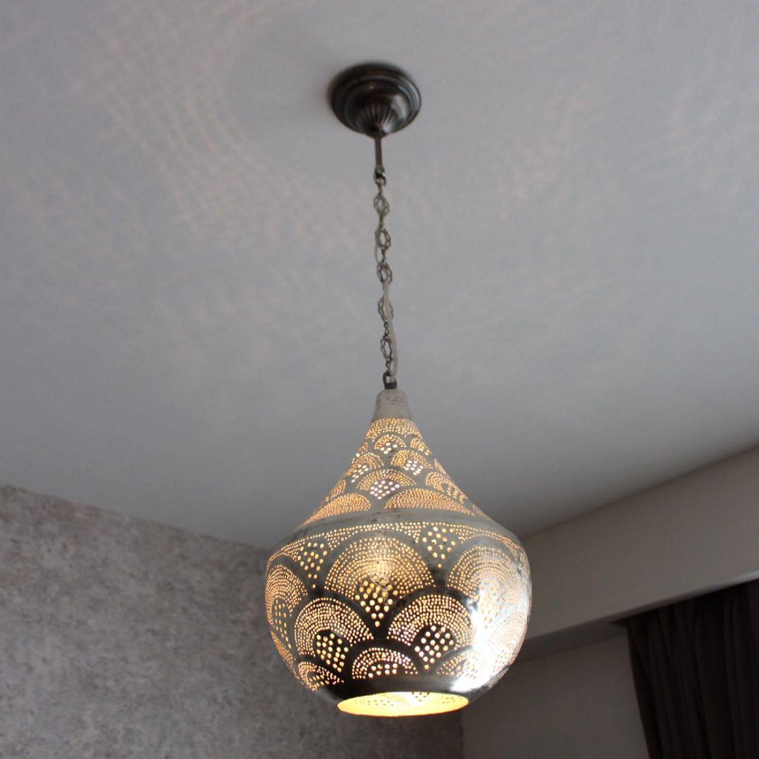 t*0様 モロッコランプ　メタルシェード　ペンダントライト　シーリングライト