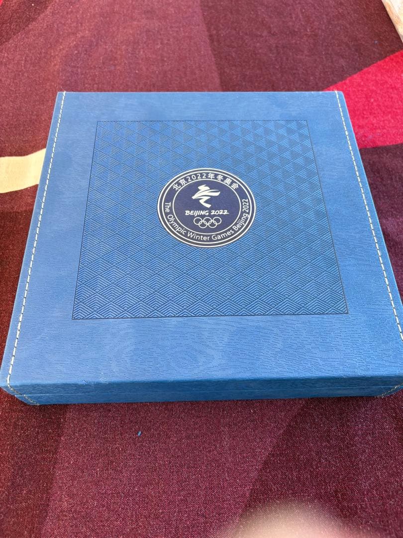 北京 2022年 冬季オリンピック 記念銀盤
