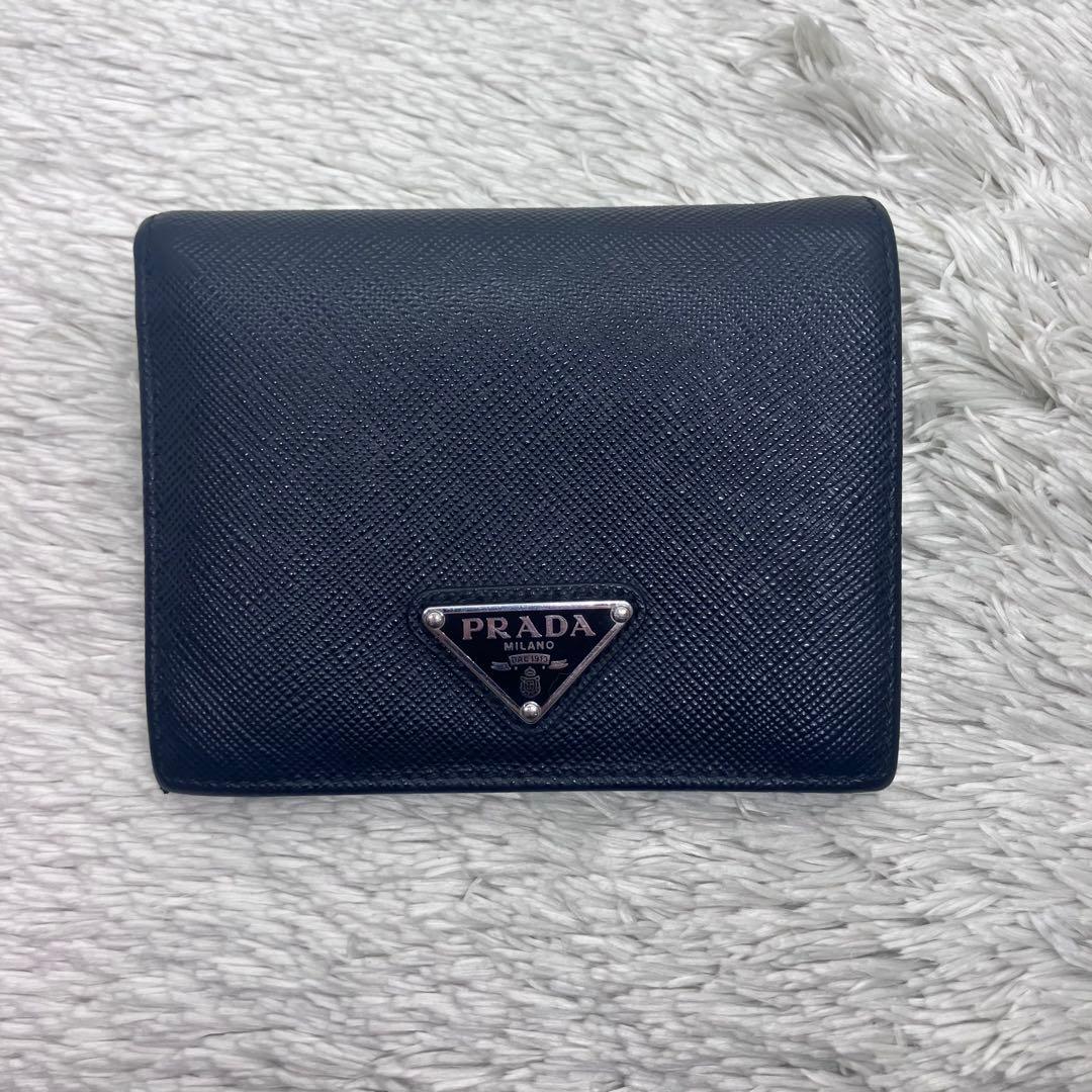 フラットファットさん専用PRADA 二つ折り財布サフィアーノトライアングルロゴ