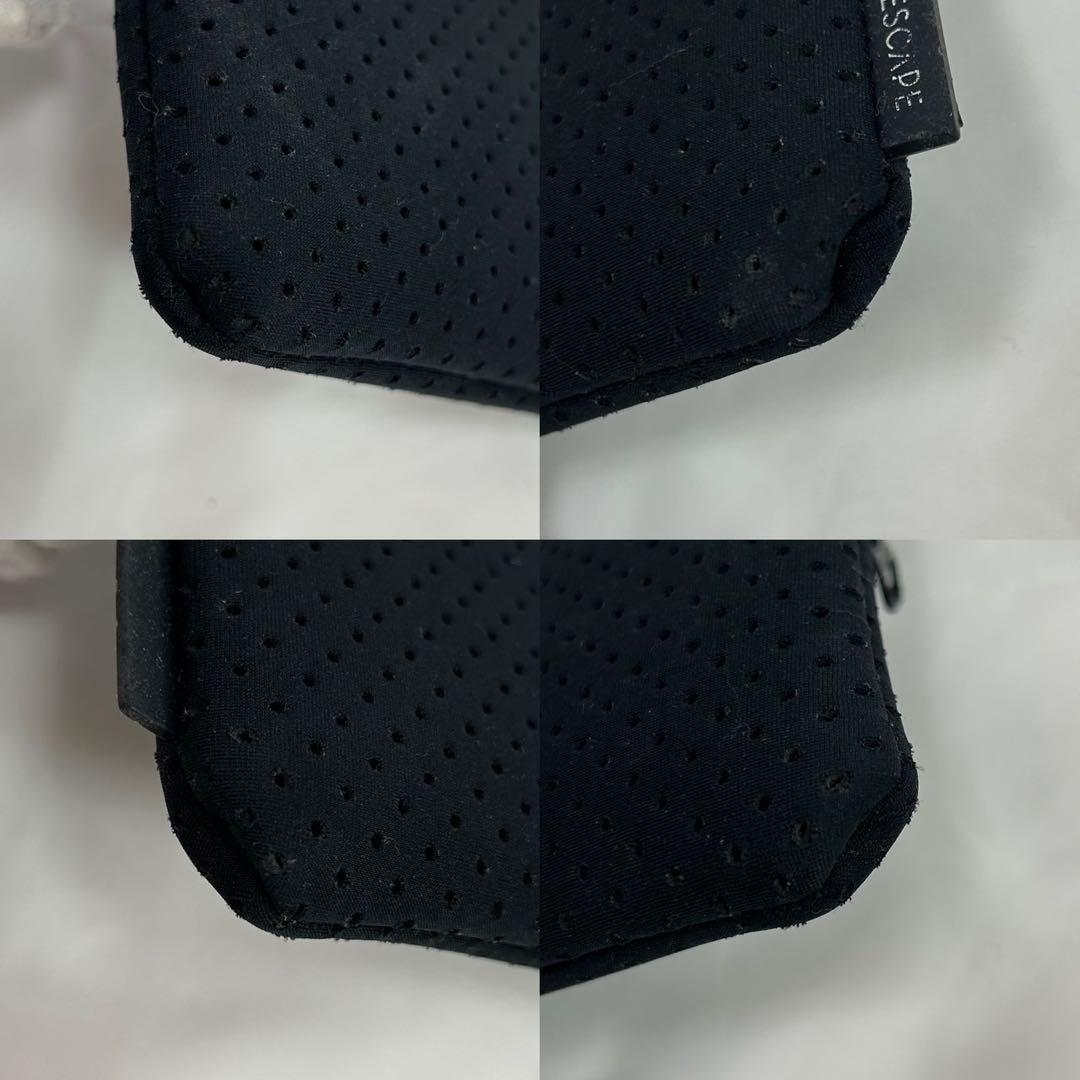 【極美品】ステイトオブエスケープ トートバッグ ポーチ付き 黒 A4可 大容量