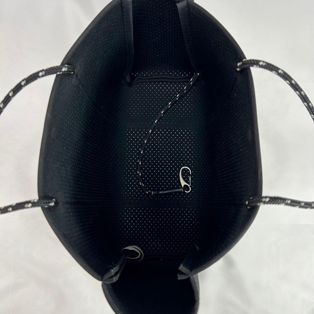 【極美品】ステイトオブエスケープ トートバッグ ポーチ付き 黒 A4可 大容量