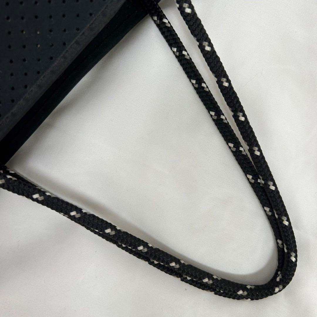 【極美品】ステイトオブエスケープ トートバッグ ポーチ付き 黒 A4可 大容量