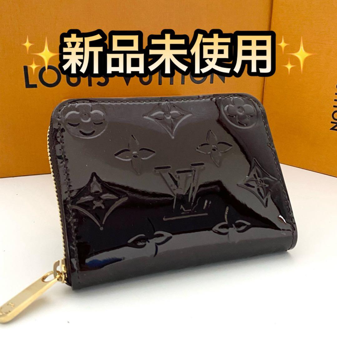 未使用品　ルイヴィトン　ジッピーパース　ヴェルニ　ミニ財布　ケース