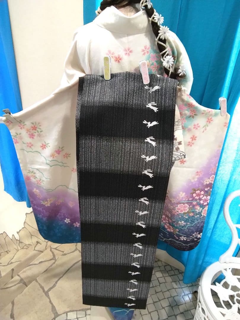 振袖フルセット、正絹振袖成人式、半襟重ね衿、帯揚げ帯締め、袋帯、襦袢、ガード加工