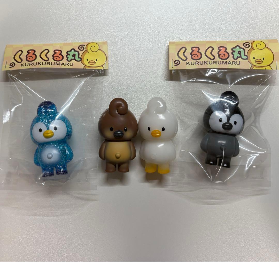 130号　くるくる丸　ソフビ　4種類