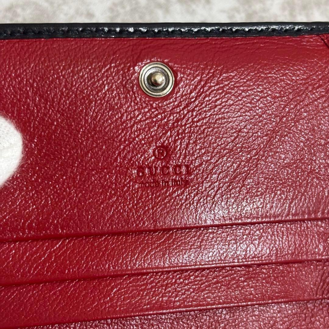 J105 GUCCI グッチ　二つ折り財布 GG マーモント キルティング