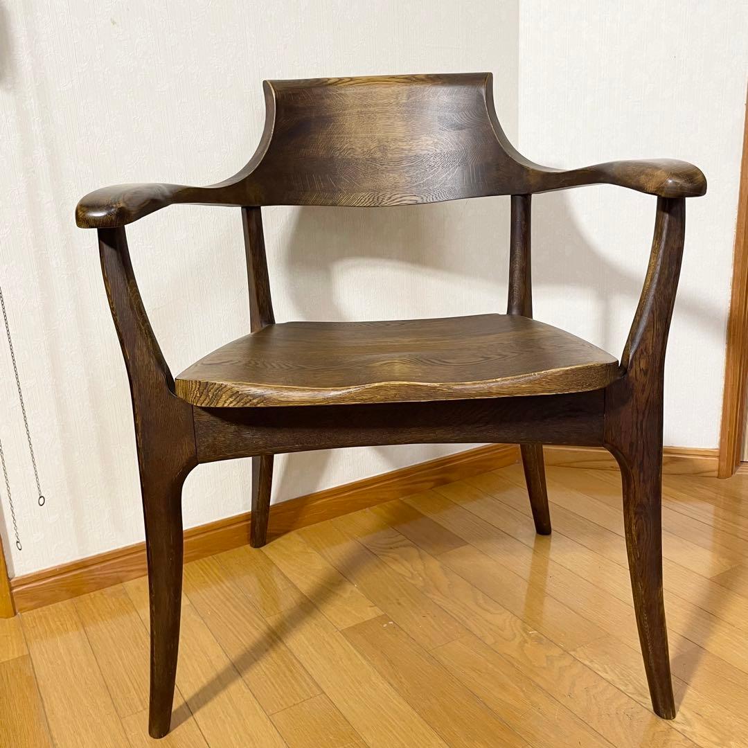 【天然木 ナラ】 チェア 大塚家具 サイズ630/547/751mm 希少品